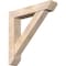 Ekena Millwork Traditional Slat Smooth Bracket w/ Offset Brace, Douglas Fir, 7 1/2"W x 40"D x 40"H BKT0806X40X40TRA06SDF - alternate 1